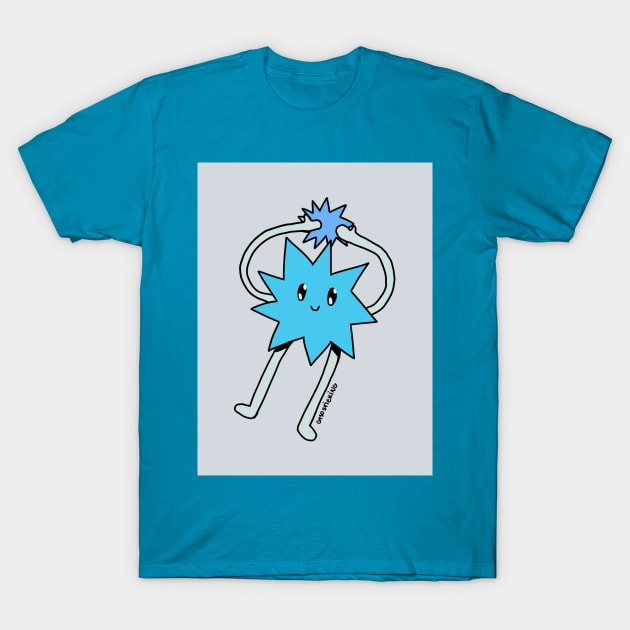 Silly Little Guy | Blue Version T-Shirt by ghostieking